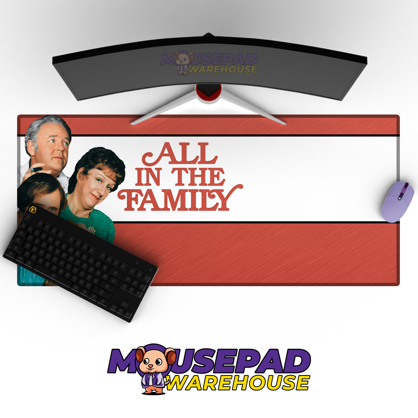 All in the Family TV Show Mousepad 646253 MousepadWarehouse.com