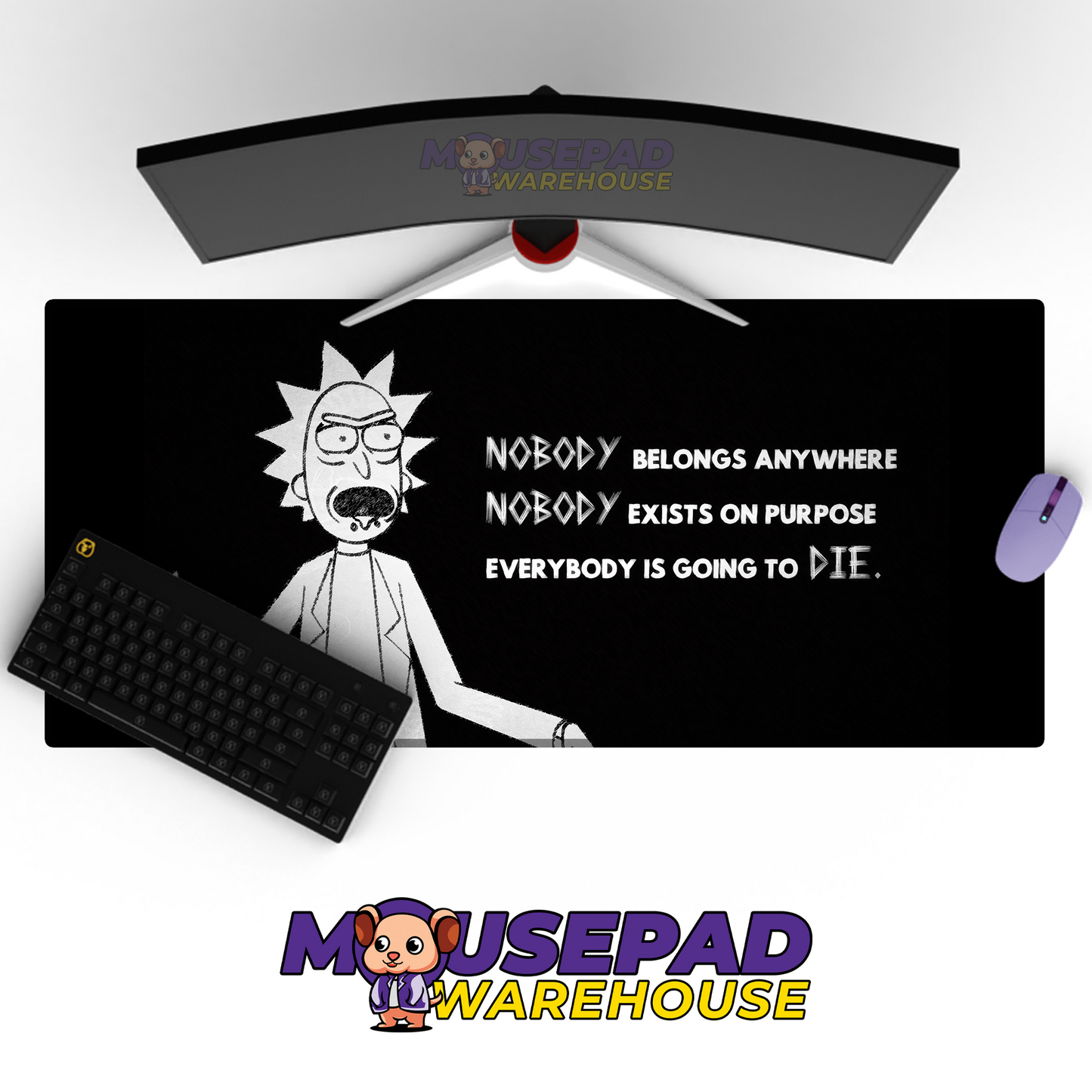 Rick and Morty TV Show Mousepad 651318 MousepadWarehouse.com