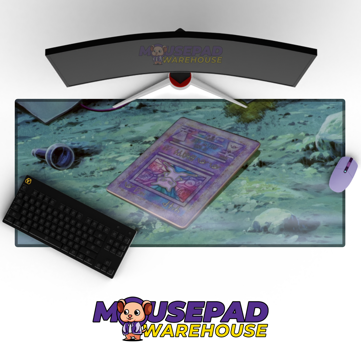 Mew Pokemon TV Show Mousepad 662138 MousepadWarehouse.com