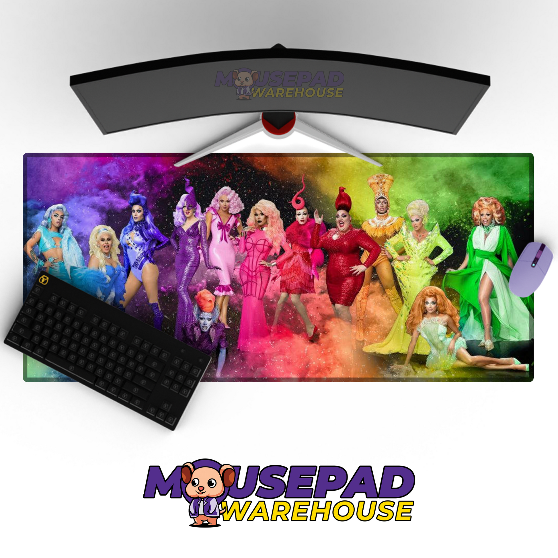 RuPaul’s Drag Race TV Show Mousepad 662522 MousepadWarehouse.com