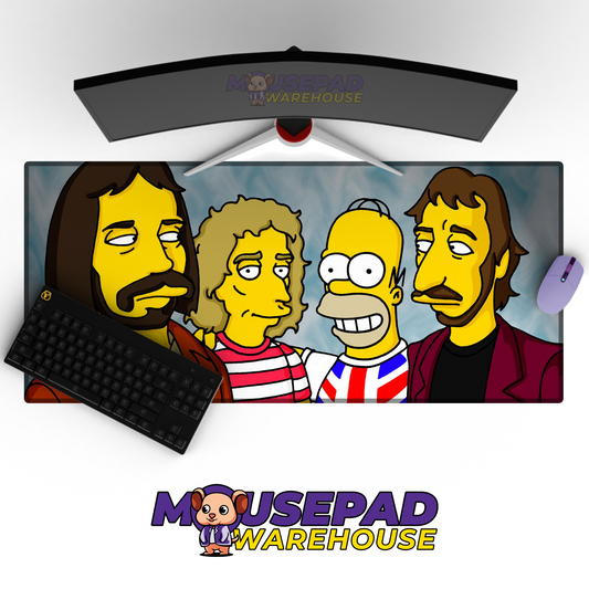 The Simpsons TV Show Mousepad 674897 MousepadWarehouse.com