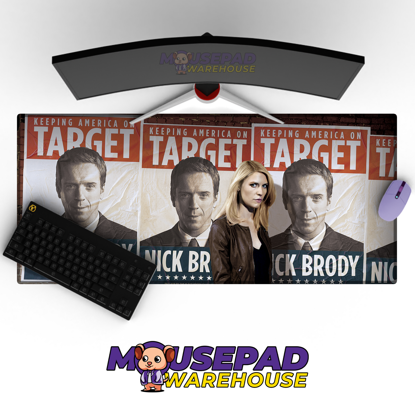 Homeland TV Show Mousepad 675607 MousepadWarehouse.com