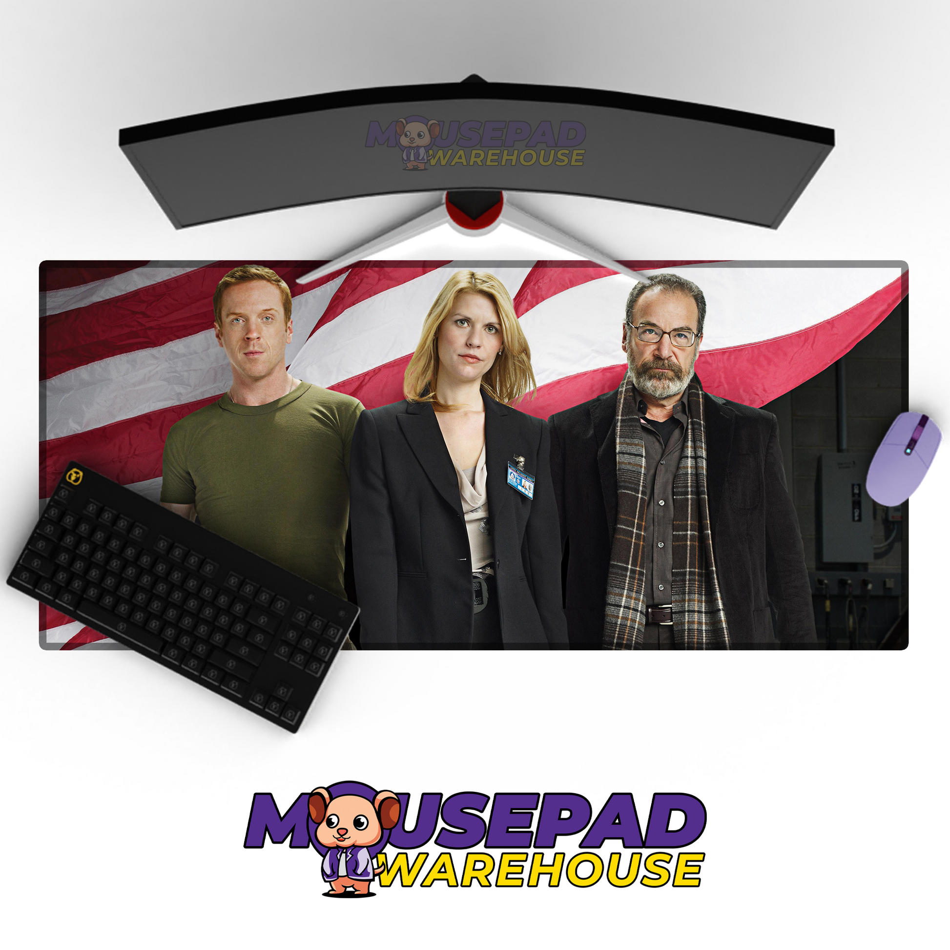 Homeland TV Show Mousepad 675621 MousepadWarehouse.com