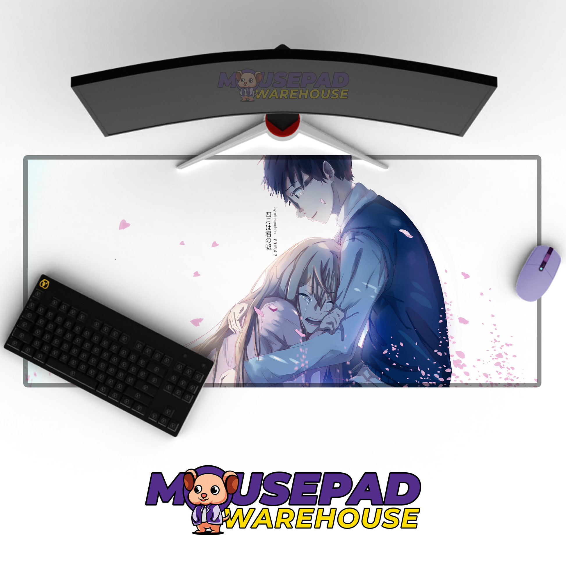 Your Lie in April Anime Mousepad 677548 MousepadWarehouse.com