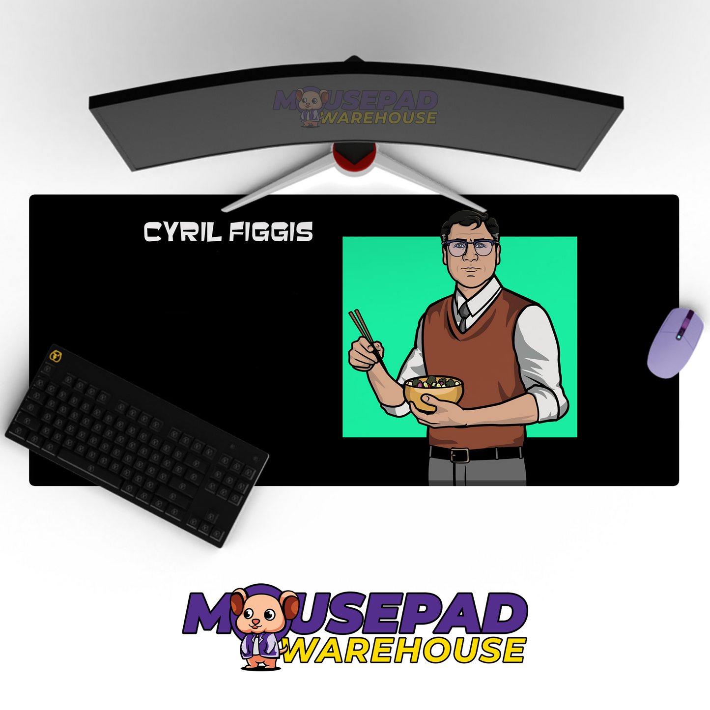 Archer TV Show Mousepad 679403 MousepadWarehouse.com