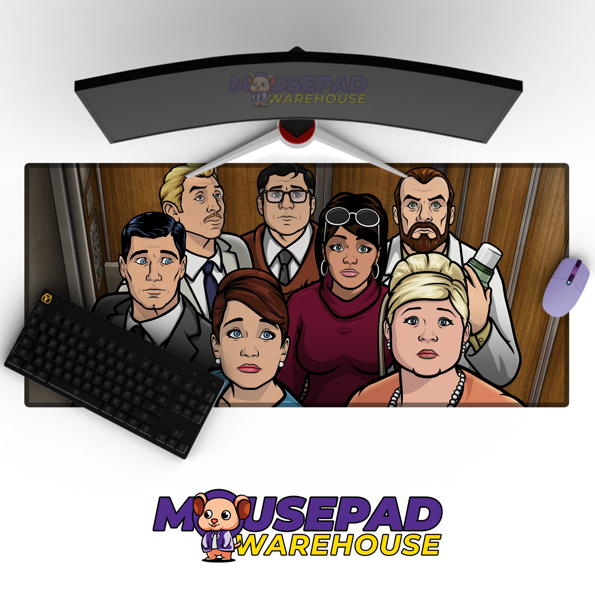 Archer TV Show Mousepad 679404 MousepadWarehouse.com