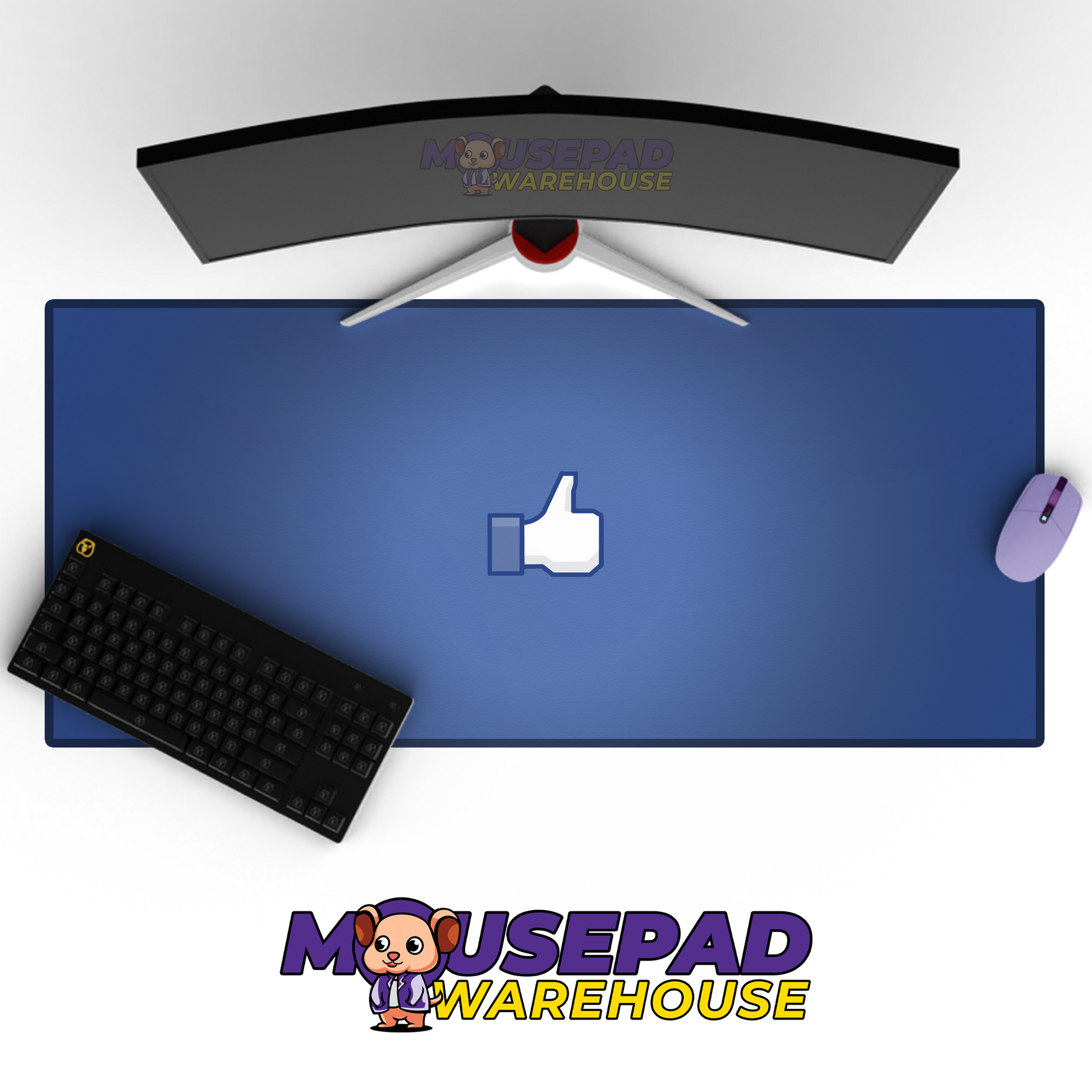 Facebook (Meta) Brand Imagery Mousepad 689601 MousepadWarehouse.com