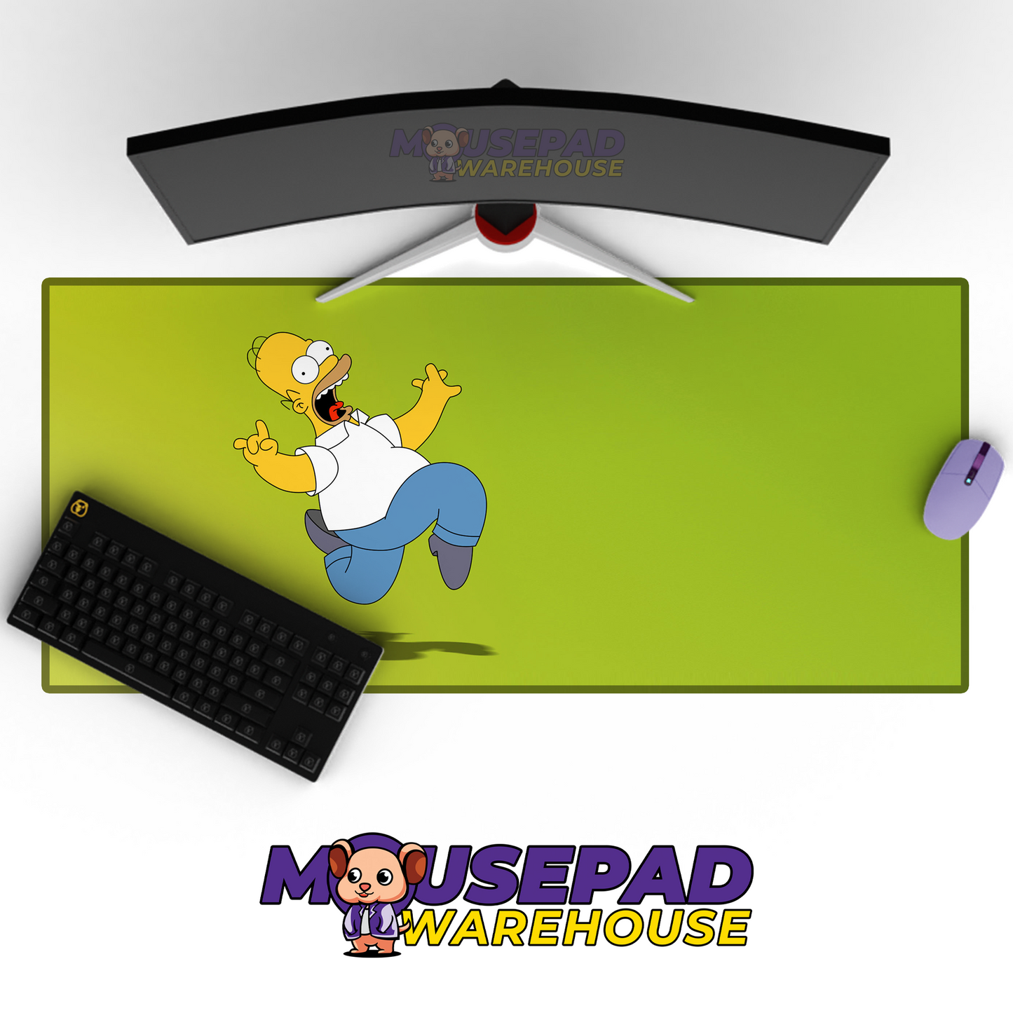 The Simpsons TV Show Mousepad 71104 MousepadWarehouse.com