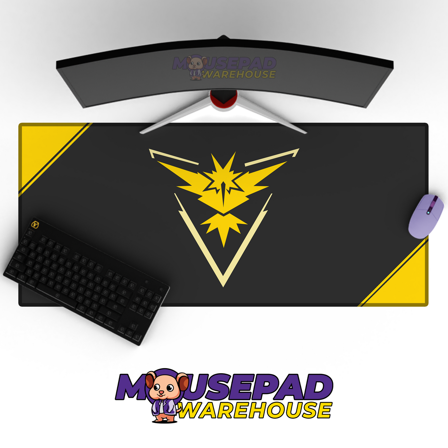 Team Instinct Pokemon TV Show Mousepad 719610 MousepadWarehouse.com