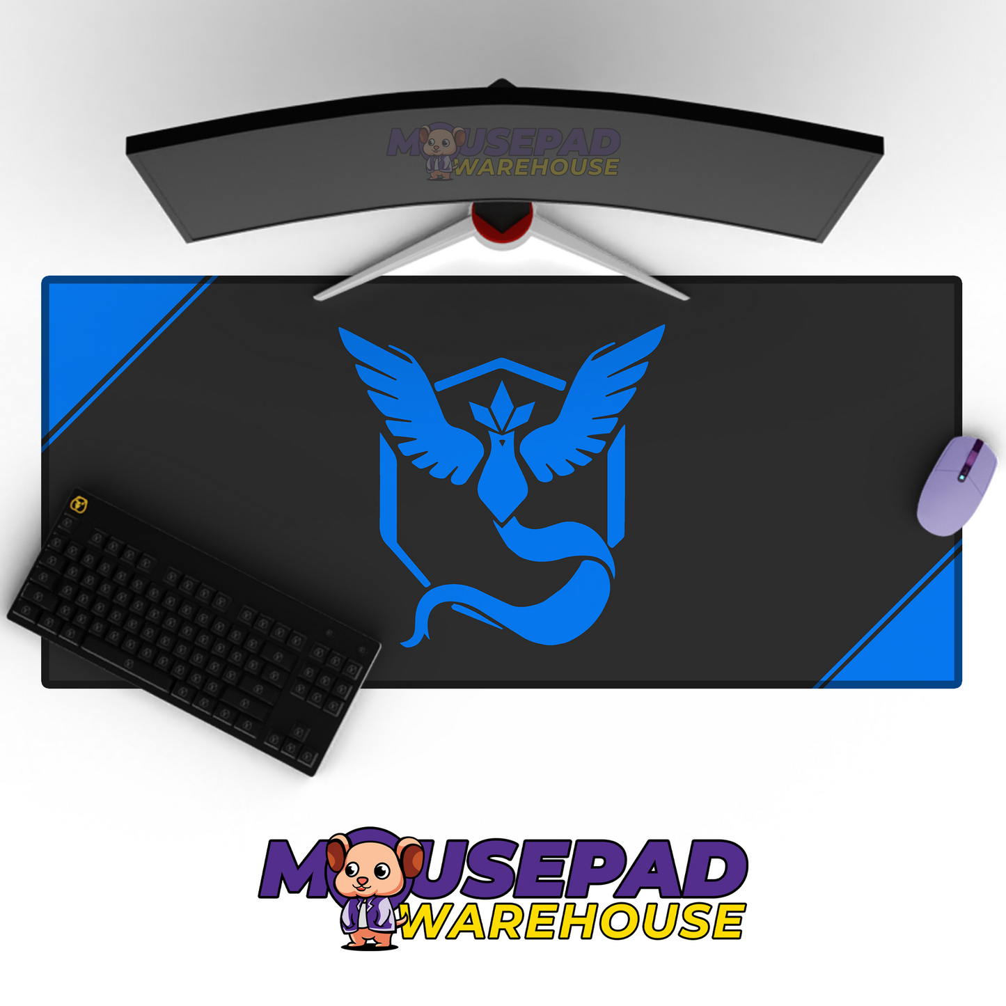 Team Mystic Pokemon TV Show Mousepad 719611 MousepadWarehouse.com