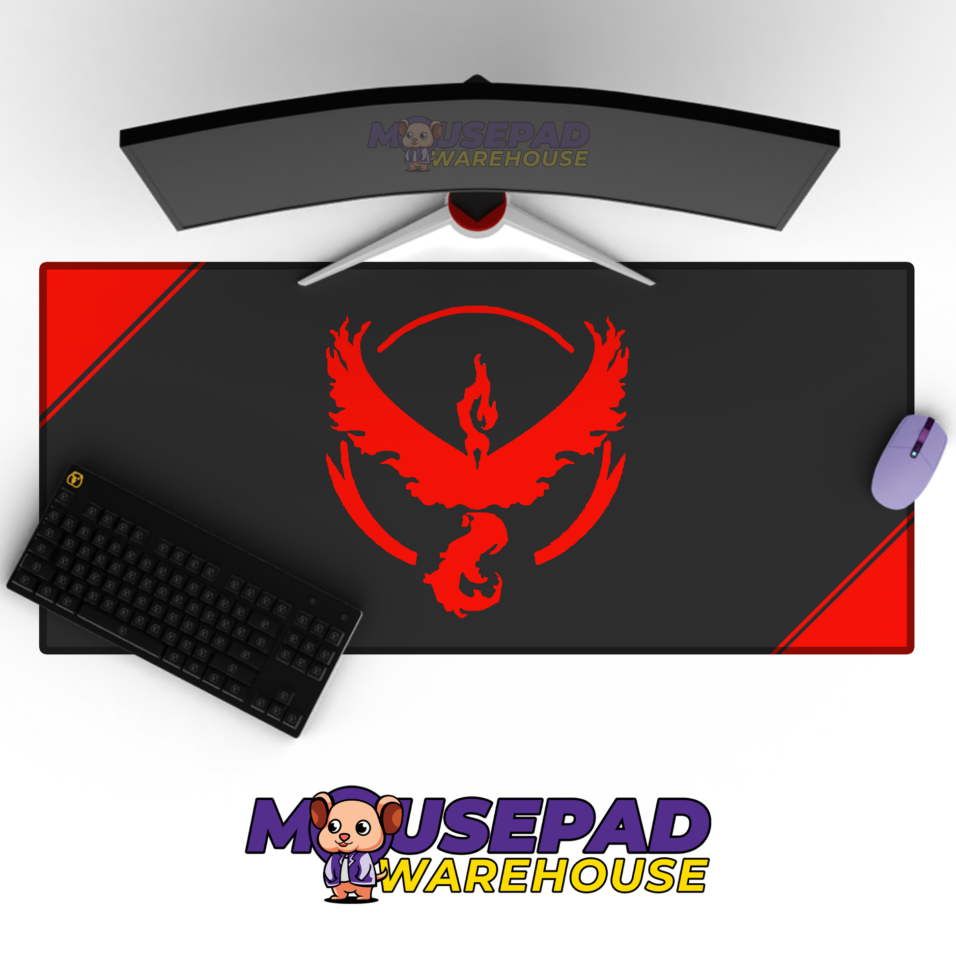 Team Valor Pokemon TV Show Mousepad 719616 MousepadWarehouse.com