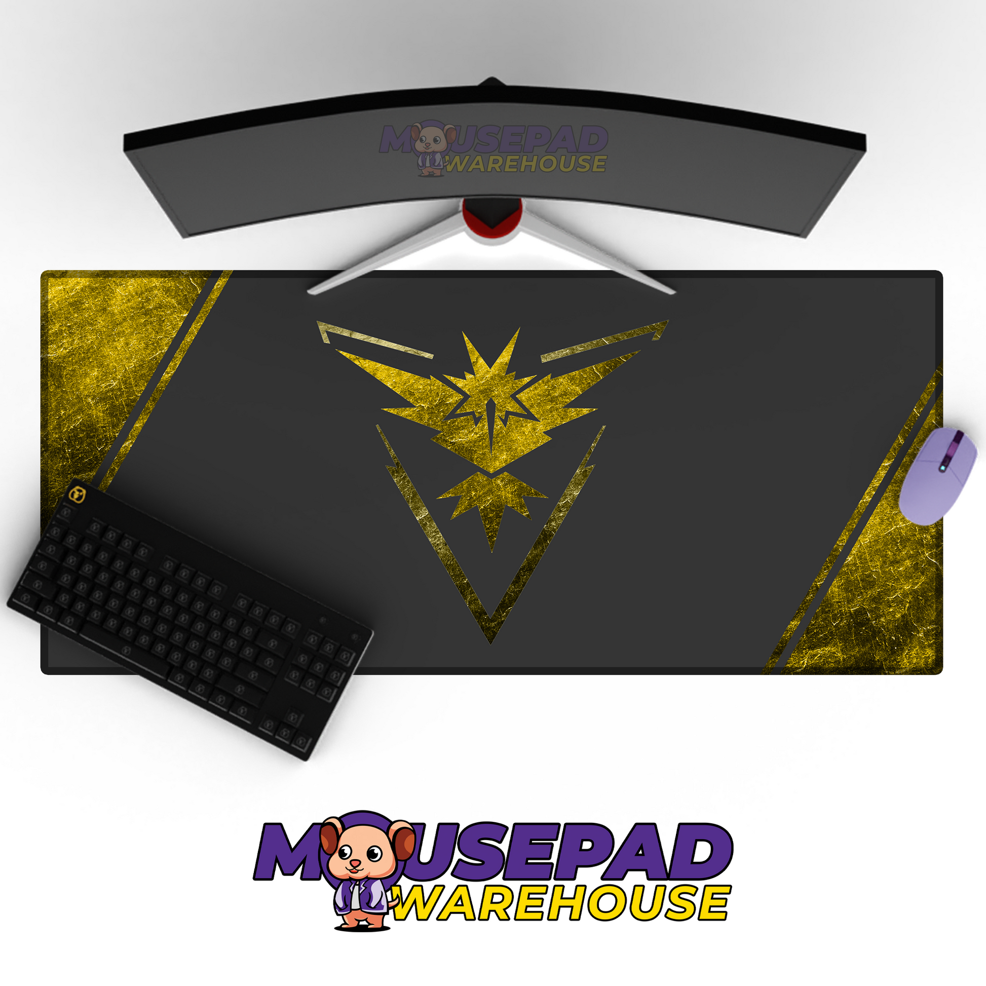 Team Instinct Pokemon TV Show Mousepad 719618 MousepadWarehouse.com