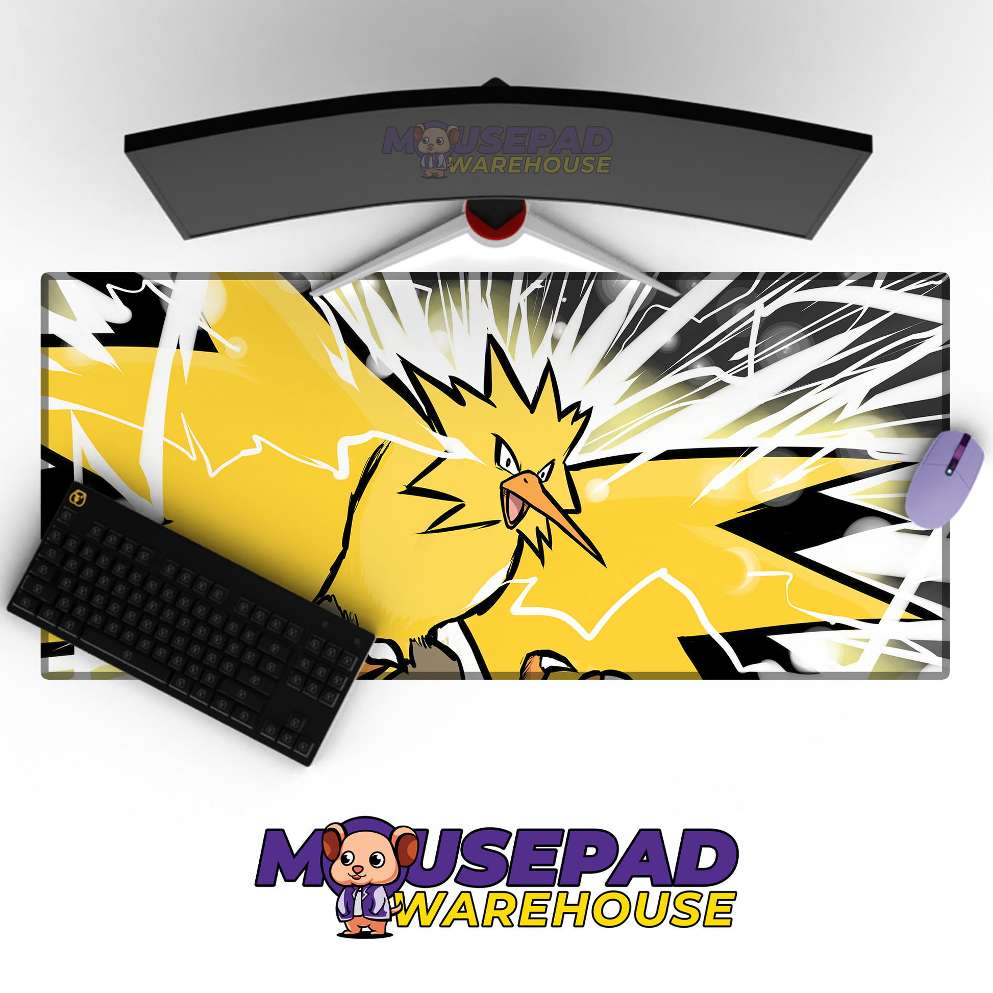 Zapdos Pokemon TV Show Mousepad 727926 MousepadWarehouse.com