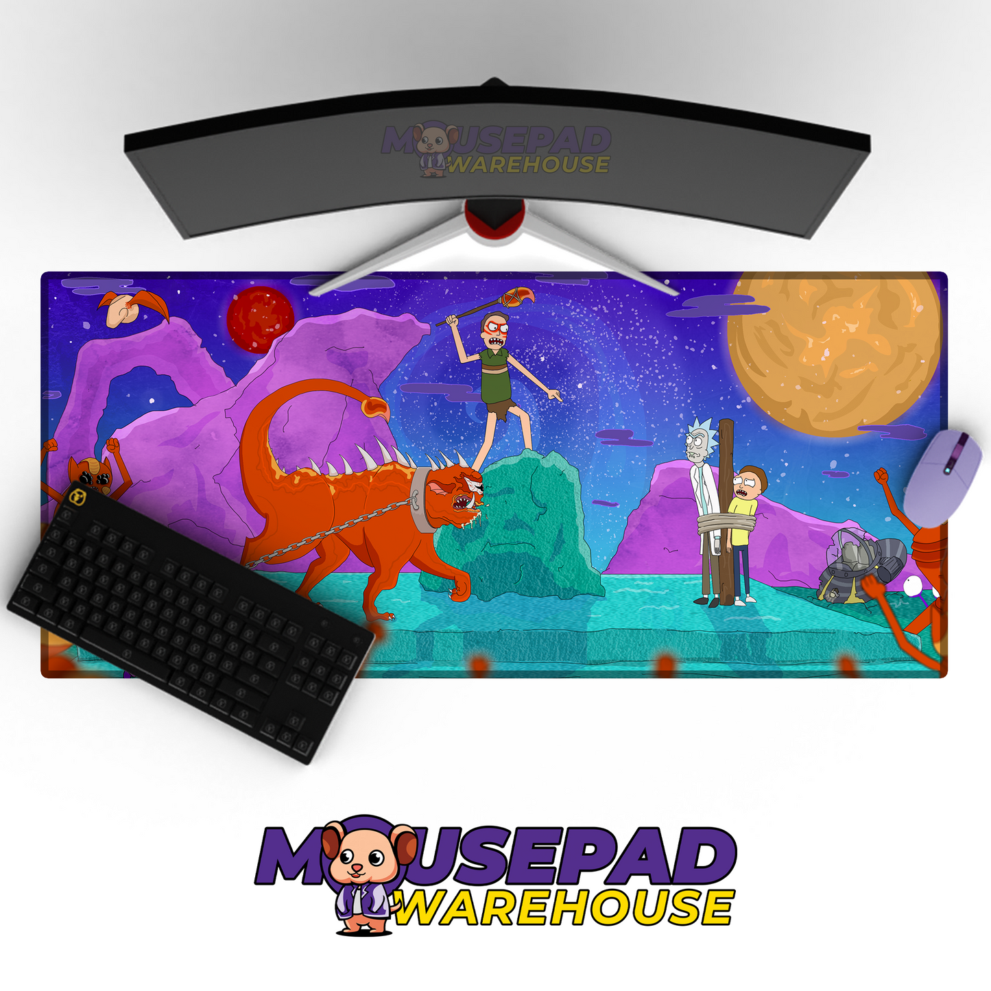 Rick and Morty TV Show Mousepad 728607 MousepadWarehouse.com