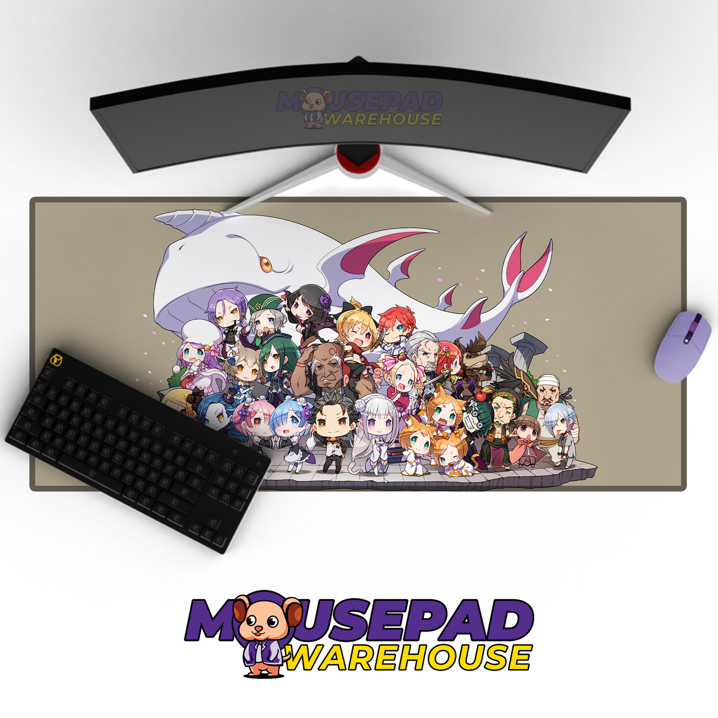 Re:Zero Starting Life in Another World Anime Mousepad 739418 MousepadWarehouse.com