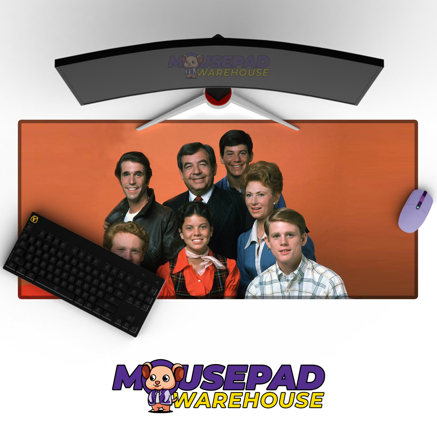 Happy Days TV Show Mousepad 74476 MousepadWarehouse.com