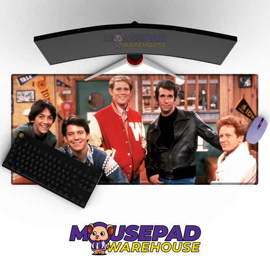 Happy Days TV Show Mousepad 74477 MousepadWarehouse.com