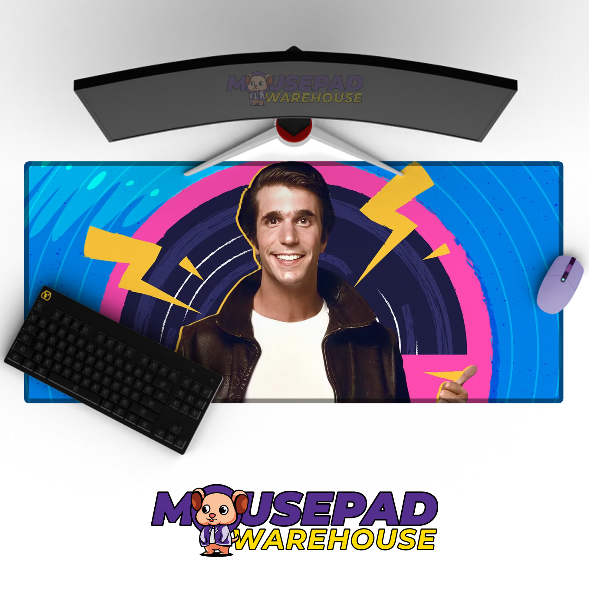 Happy Days TV Show Mousepad 74479 MousepadWarehouse.com