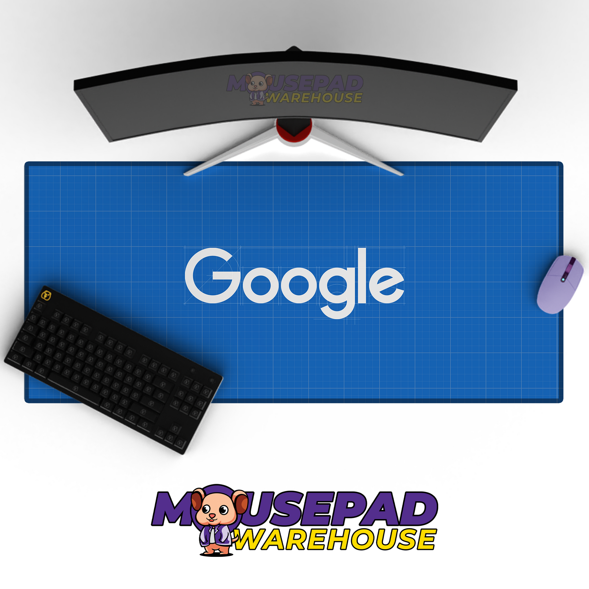 Google Brand Imagery Mousepad 747319 MousepadWarehouse.com