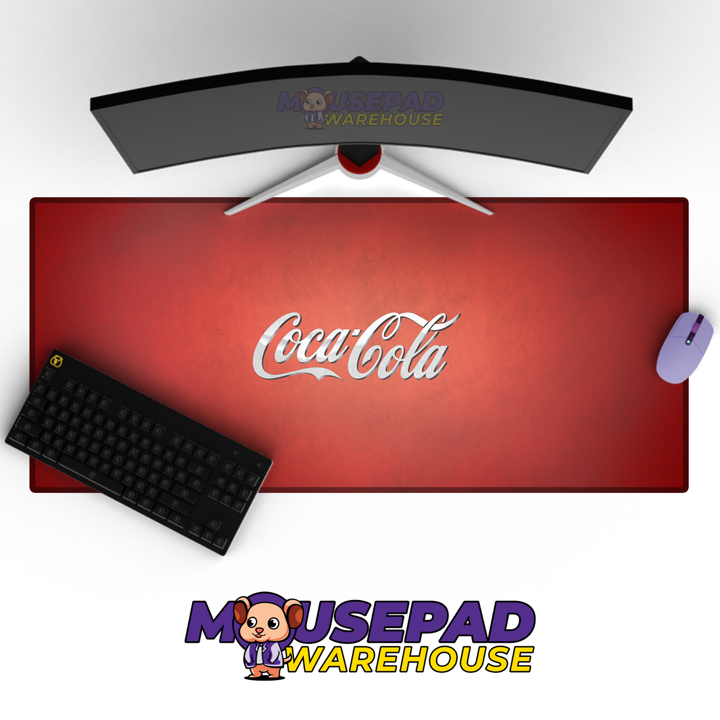 Coca-Cola Brand Imagery Mousepad 76809 MousepadWarehouse.com