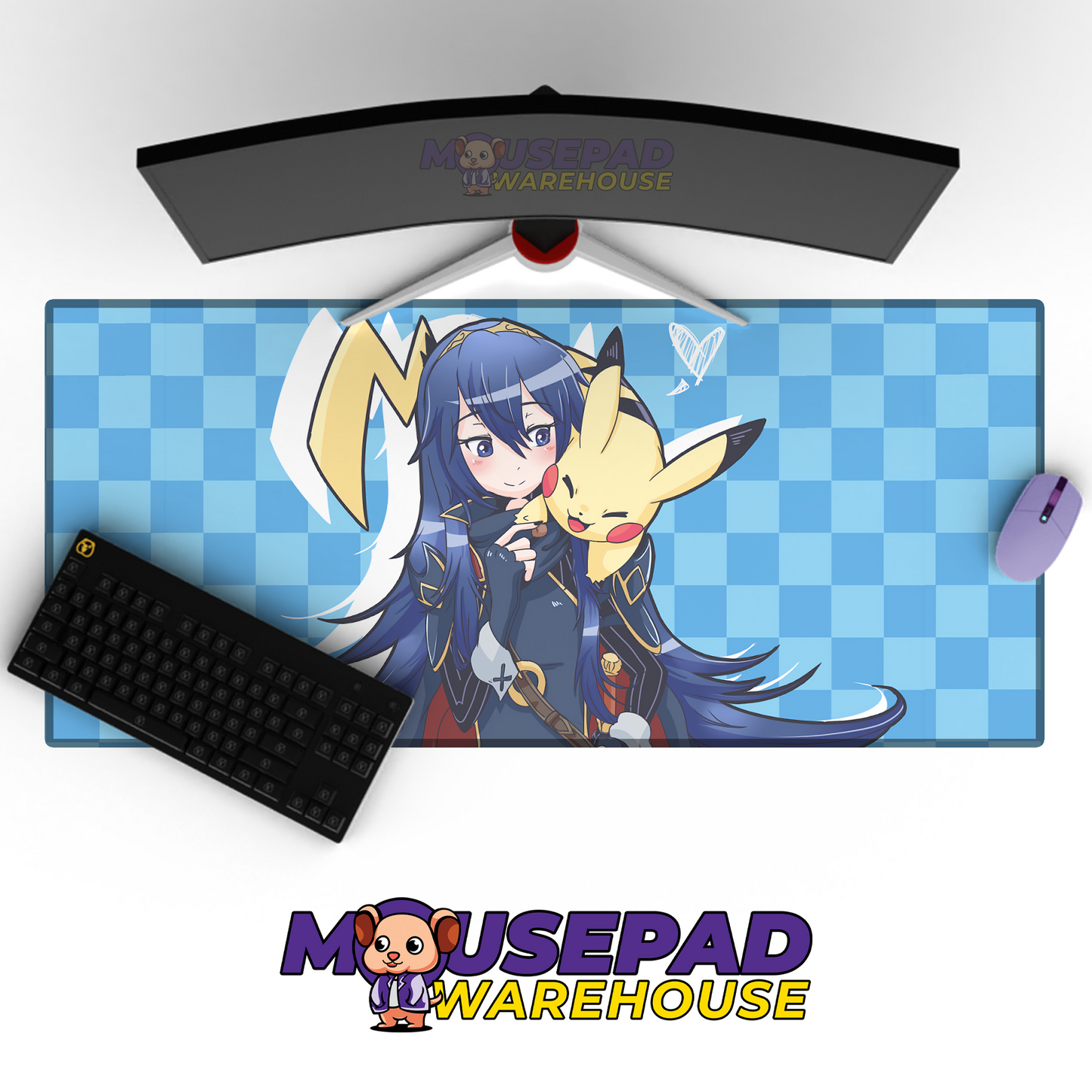 Pikachu, Character Pokemon TV Show Mousepad 775223 MousepadWarehouse.com