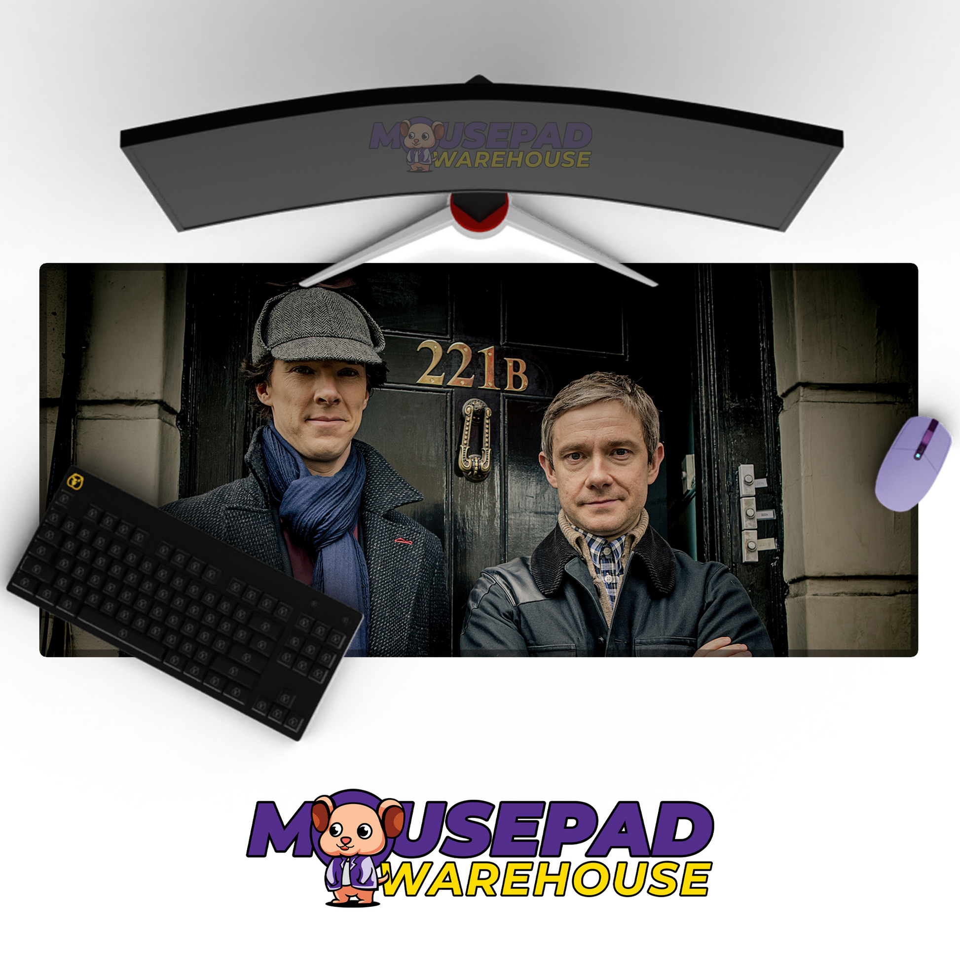 Sherlock TV Show Mousepad 782844 MousepadWarehouse.com