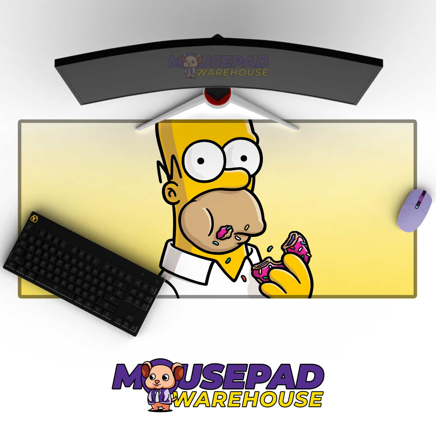 The Simpsons TV Show Mousepad 790804 MousepadWarehouse.com