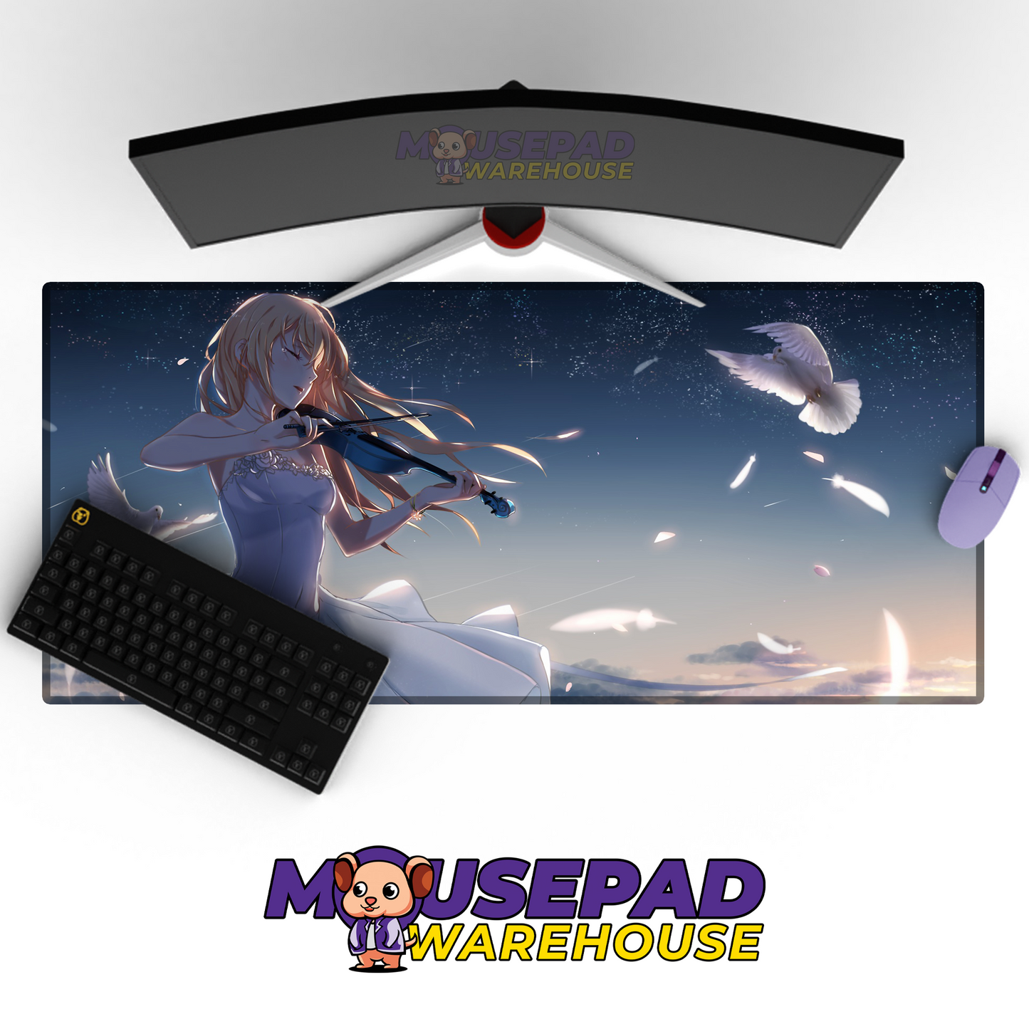 Your Lie in April Anime Mousepad 794589 MousepadWarehouse.com