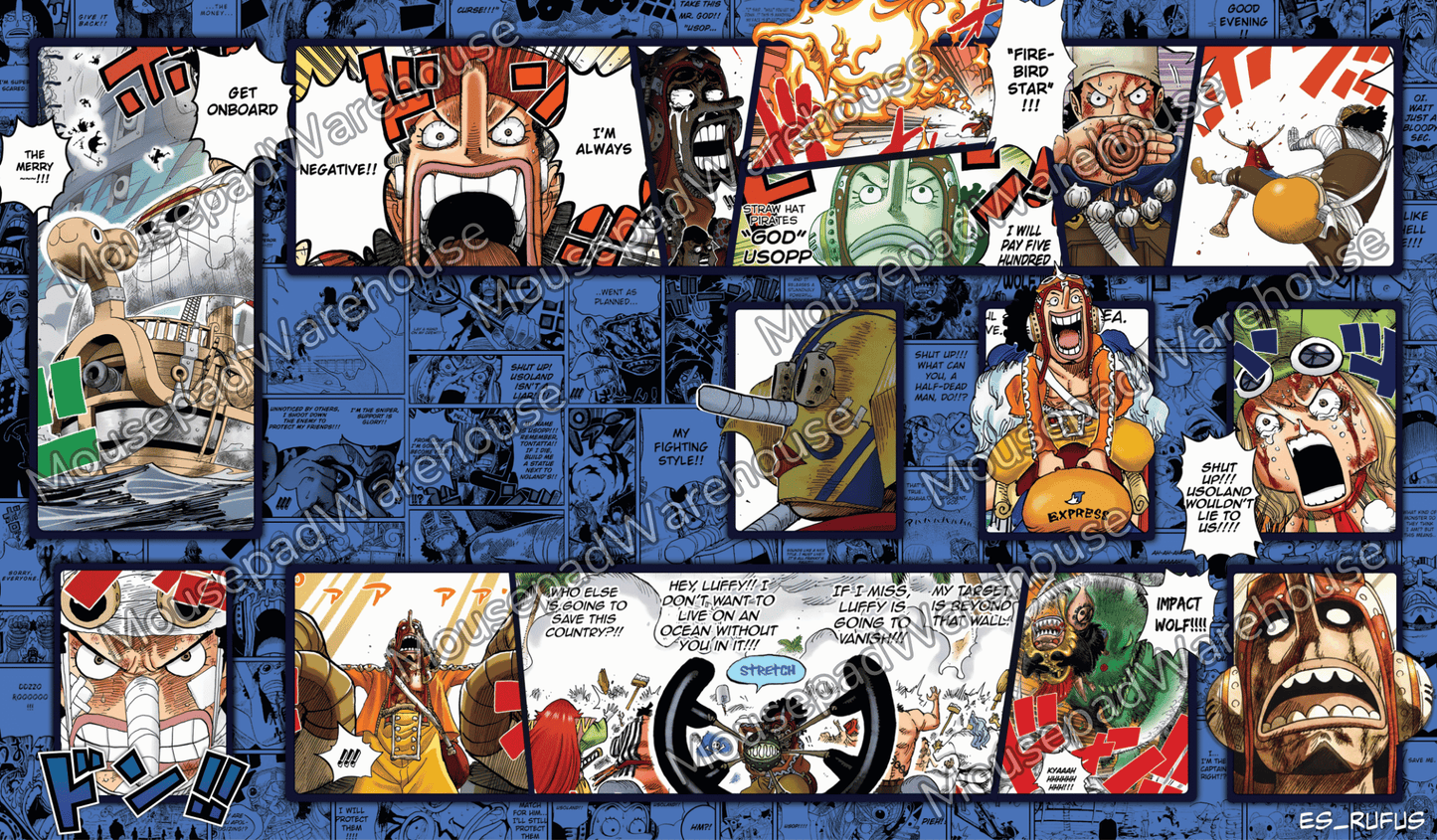 Usopp V2 One Piece TCG Playmat MousepadWarehouse.com