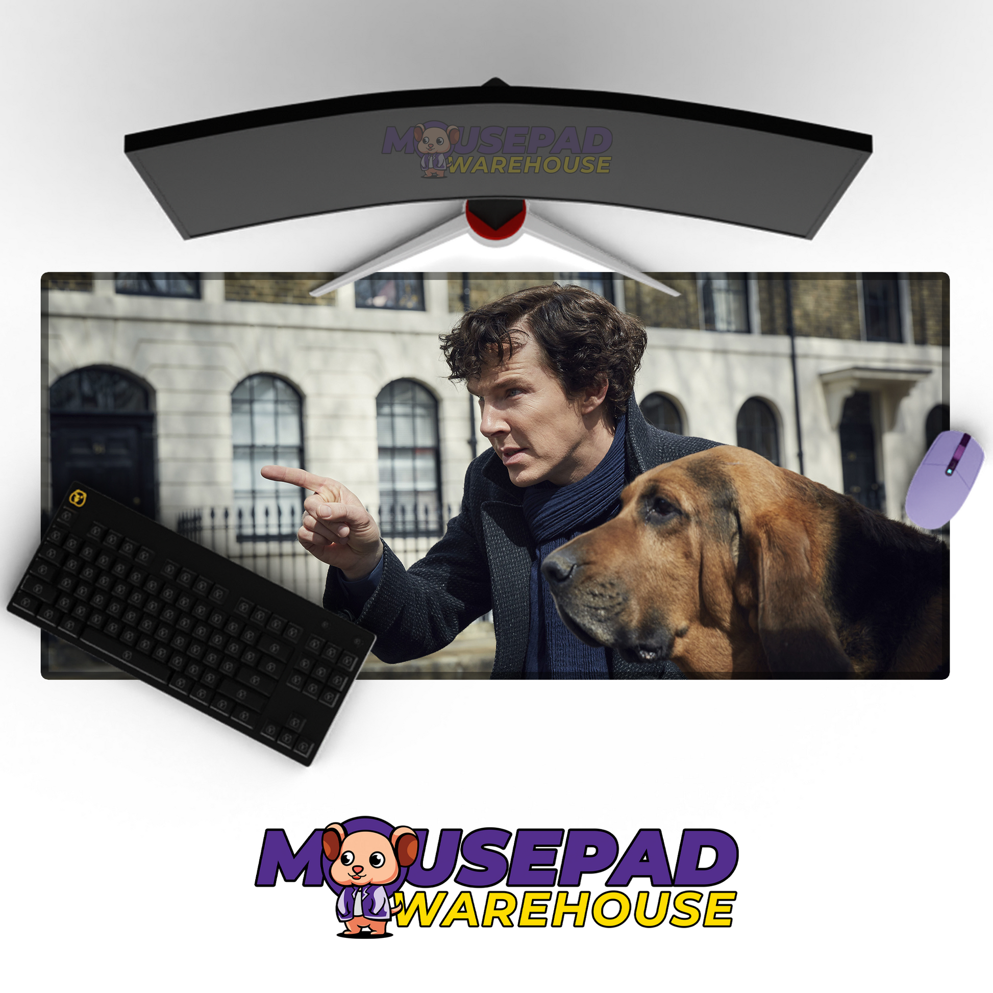 Sherlock TV Show Mousepad 806142 MousepadWarehouse.com