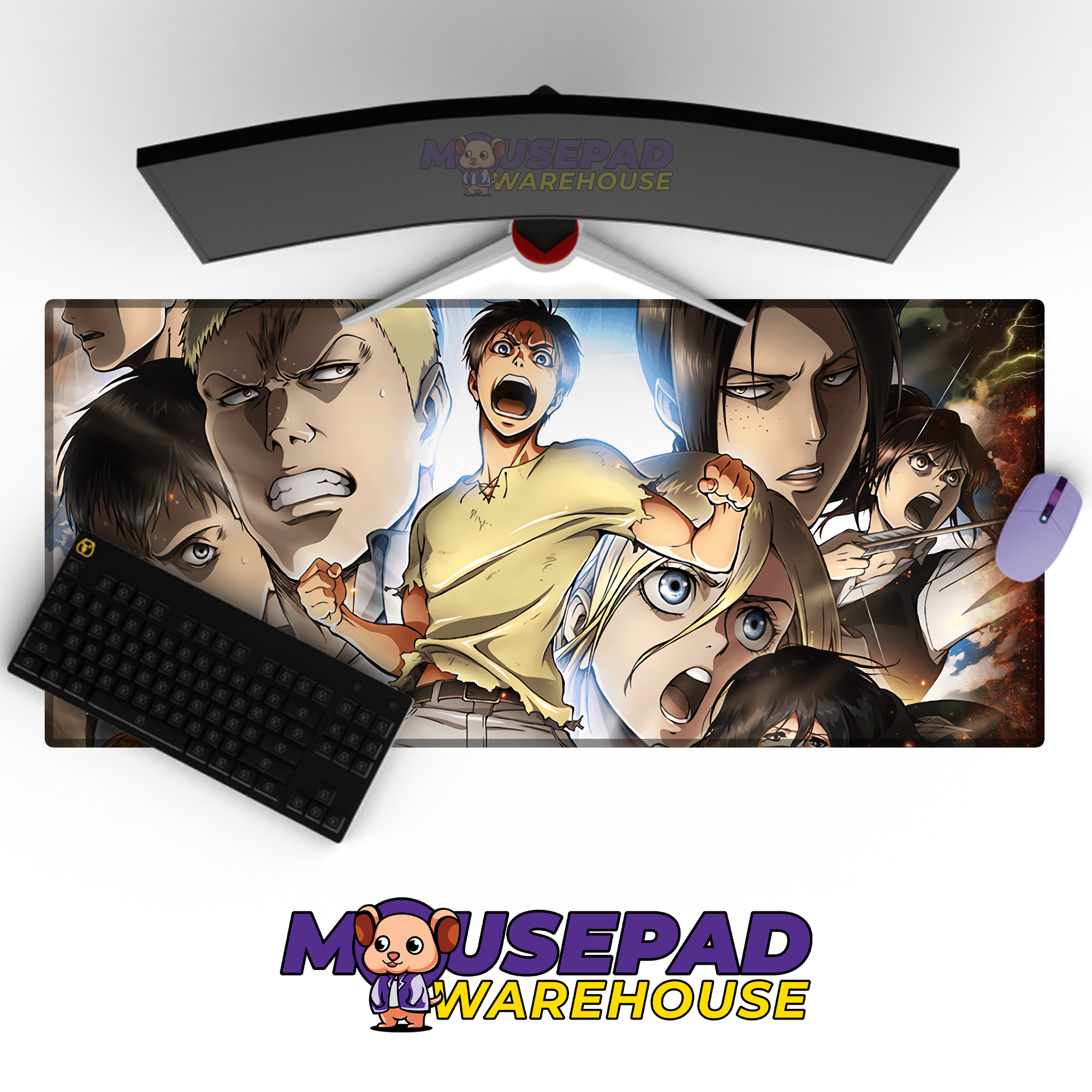 Attack on Titan Anime Mousepad 817371