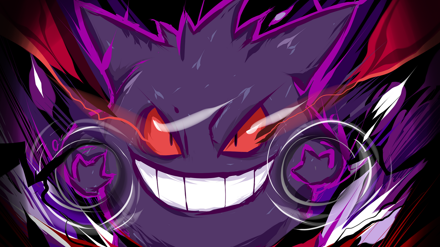 Gengar Pokemon TV Show Mousepad 837971 MousepadWarehouse.com