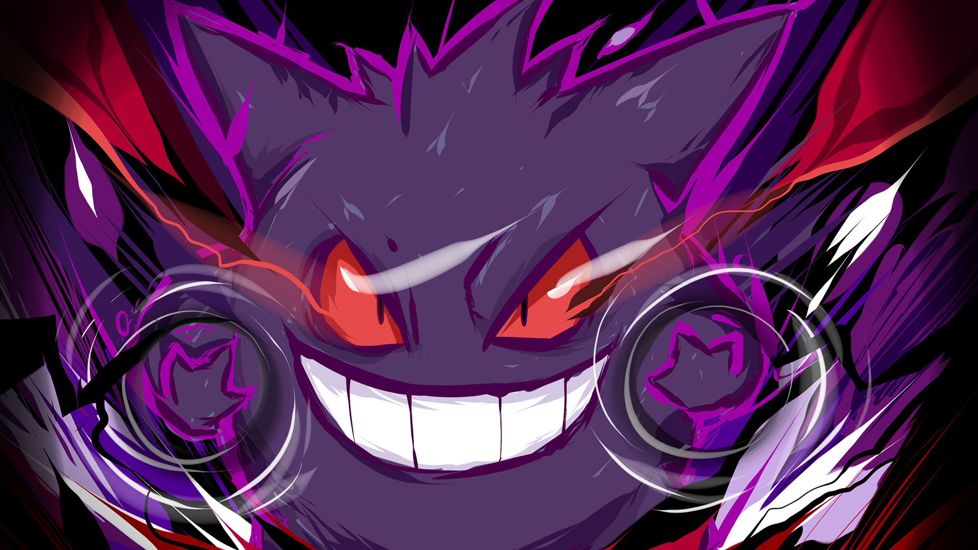 Gengar Pokemon TV Show Mousepad 837971 MousepadWarehouse.com