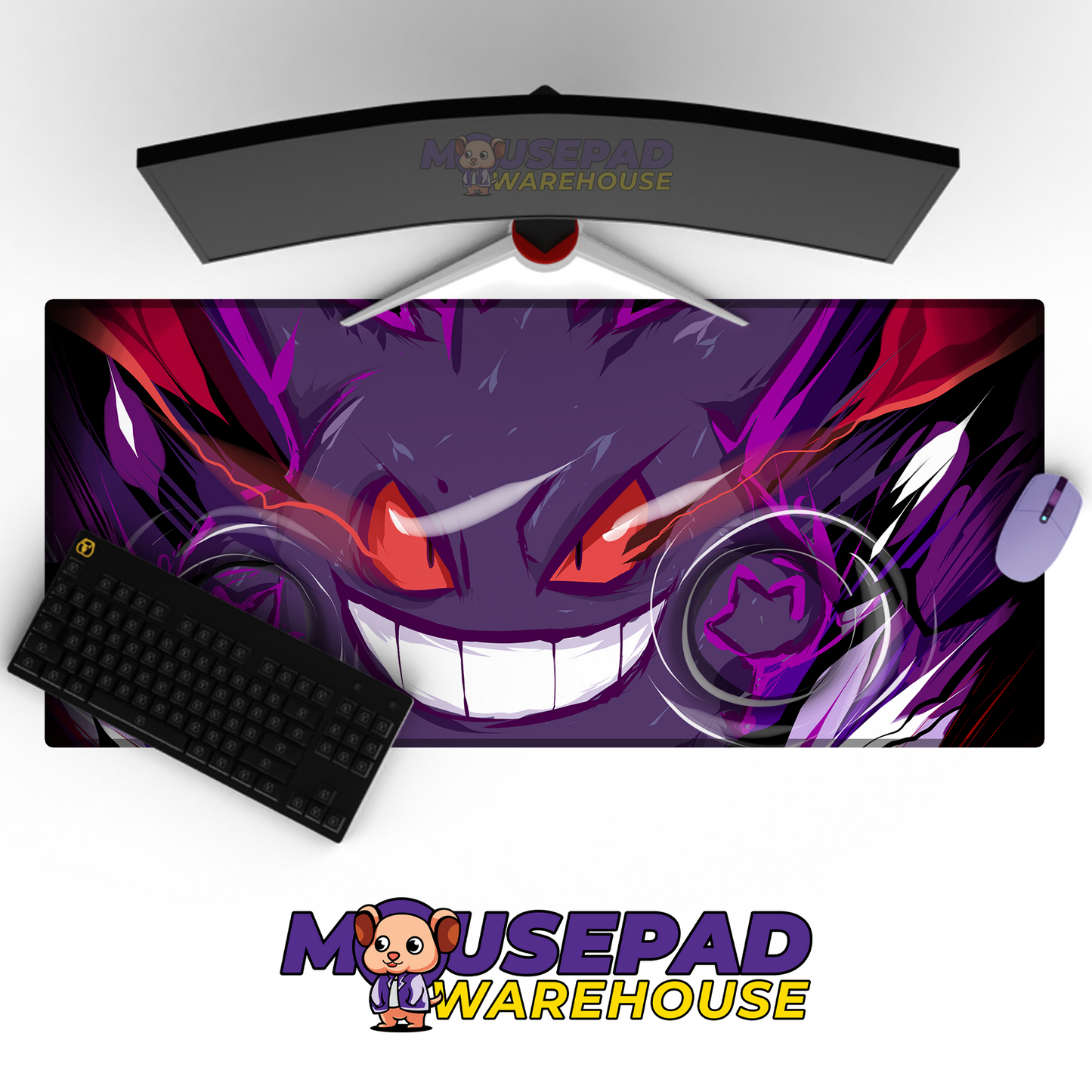 Gengar Pokemon TV Show Mousepad 837971 MousepadWarehouse.com