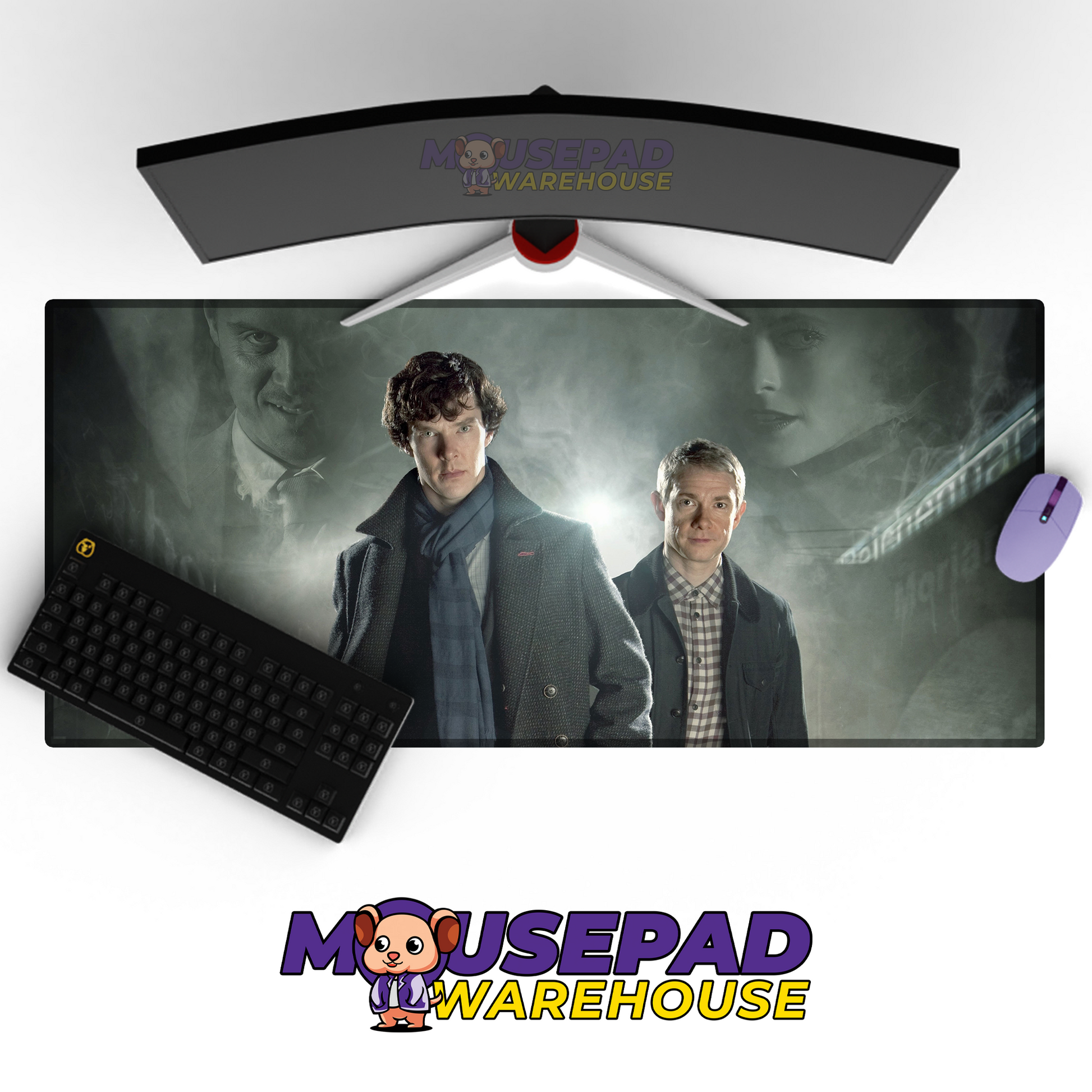 Sherlock TV Show Mousepad 853869 MousepadWarehouse.com