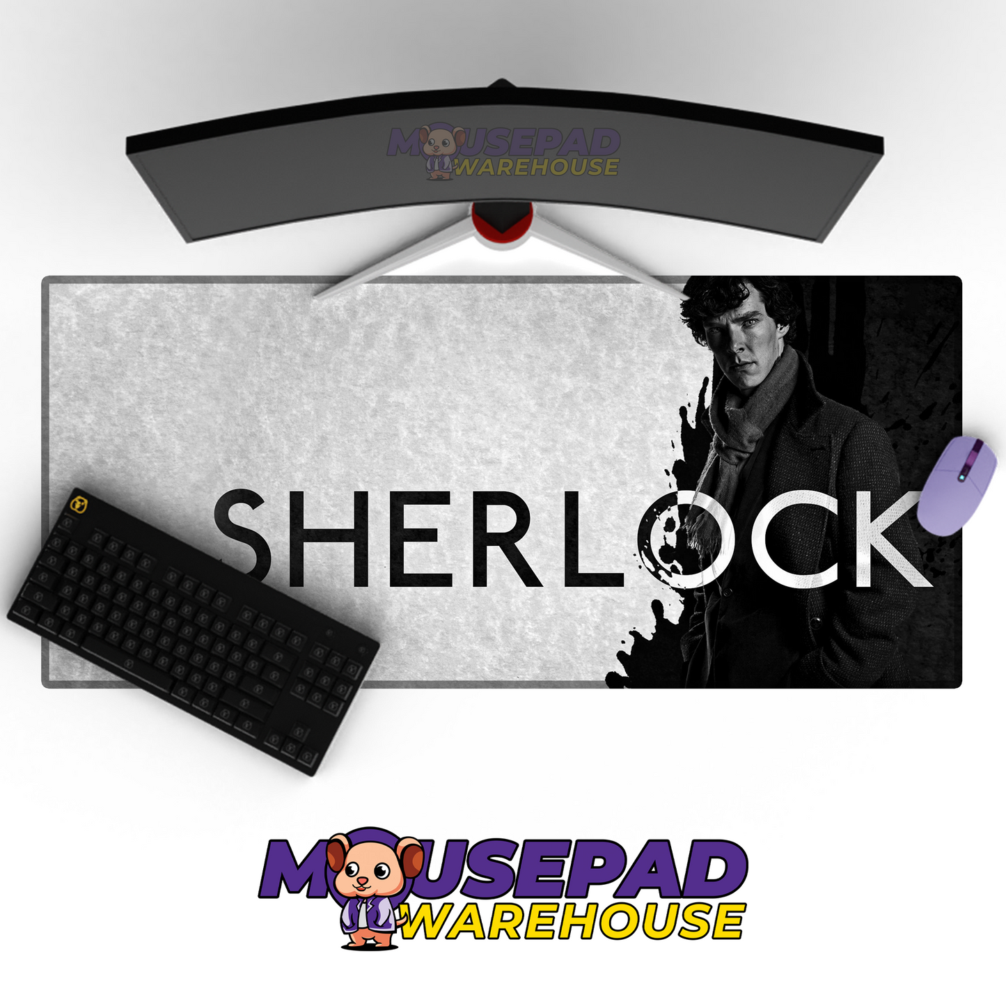 Sherlock TV Show Mousepad 858312 MousepadWarehouse.com