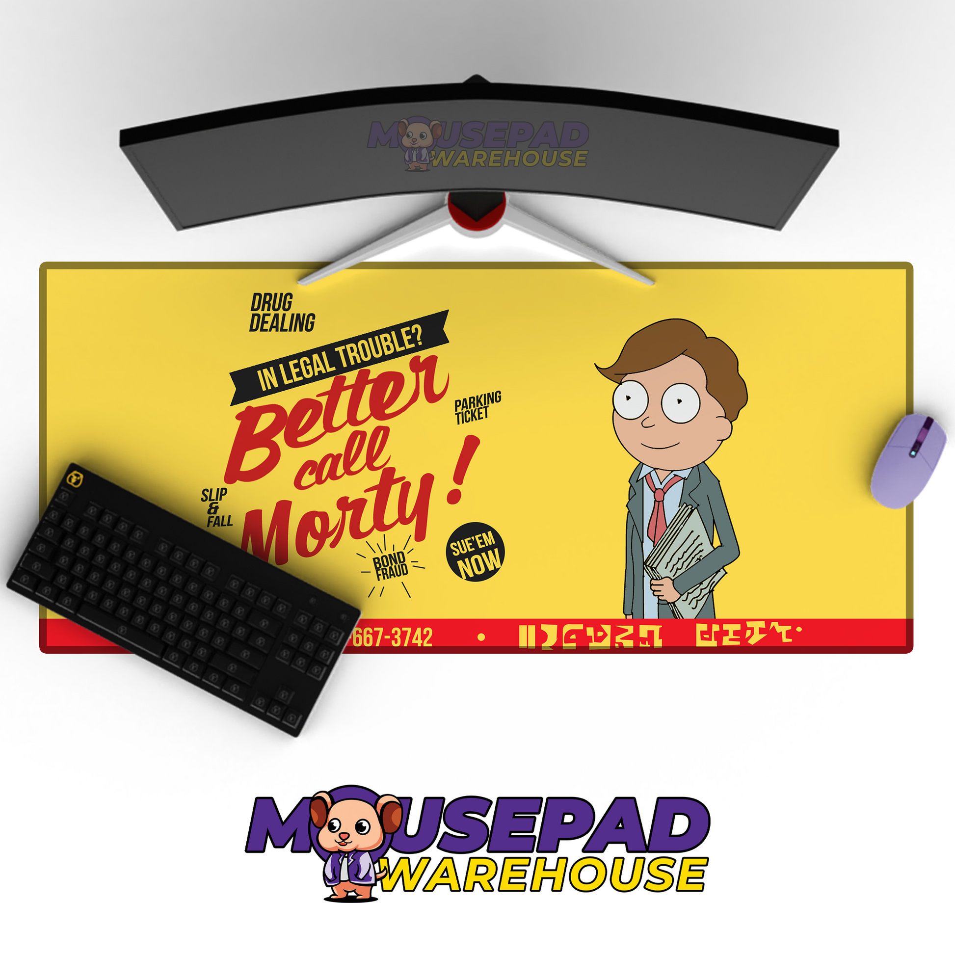 Rick and Morty TV Show Mousepad 863098 MousepadWarehouse.com