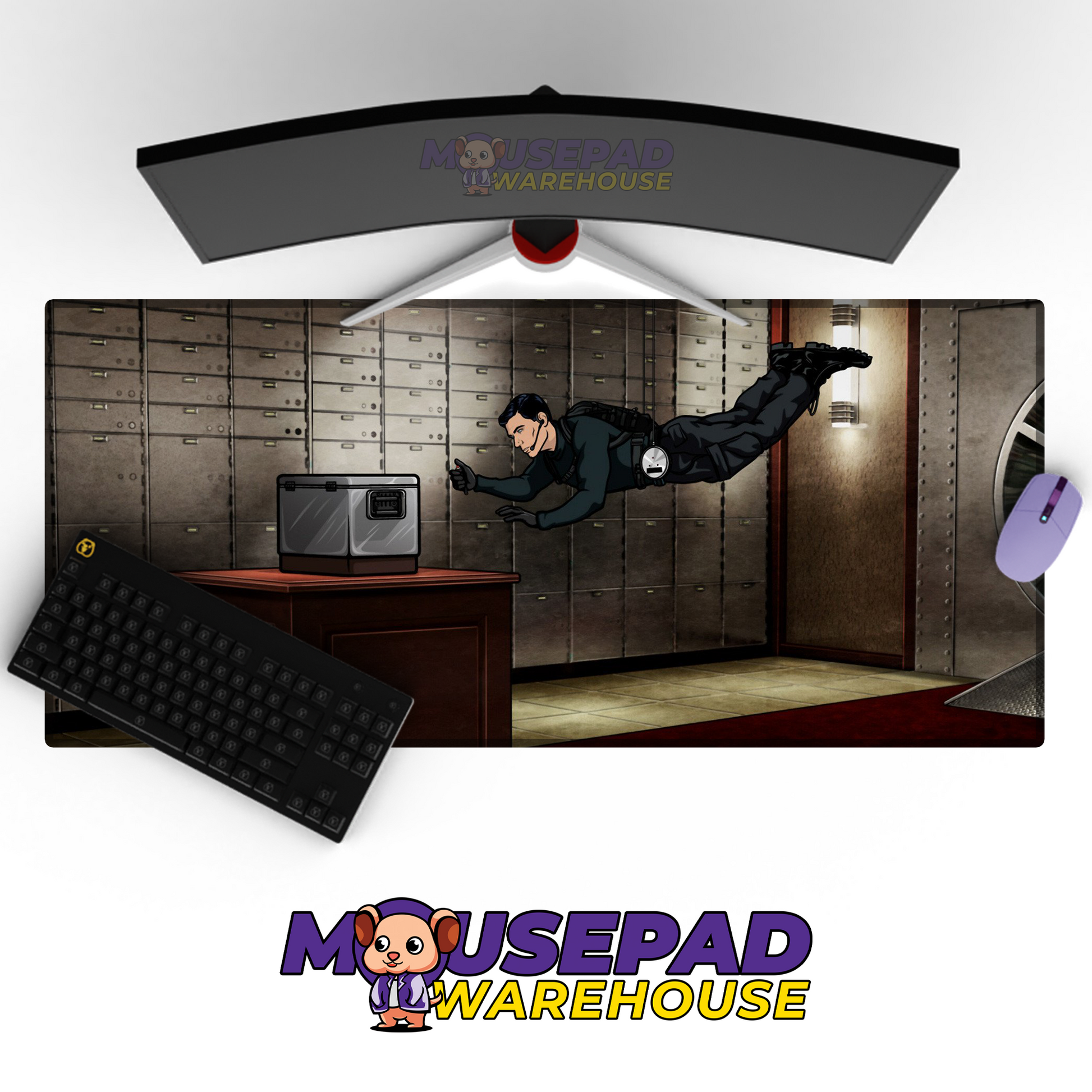 Archer TV Show Mousepad 866526 MousepadWarehouse.com