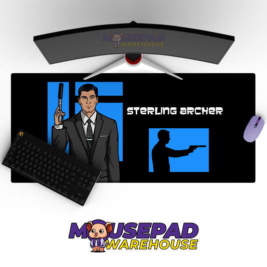 Archer TV Show Mousepad 866530 MousepadWarehouse.com