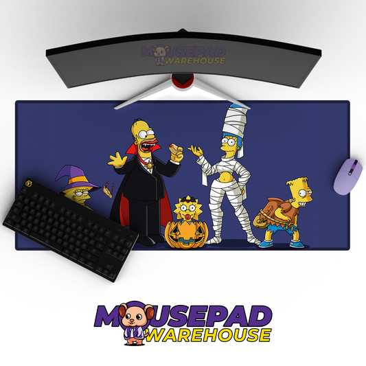 The Simpsons TV Show Mousepad 874980 MousepadWarehouse.com