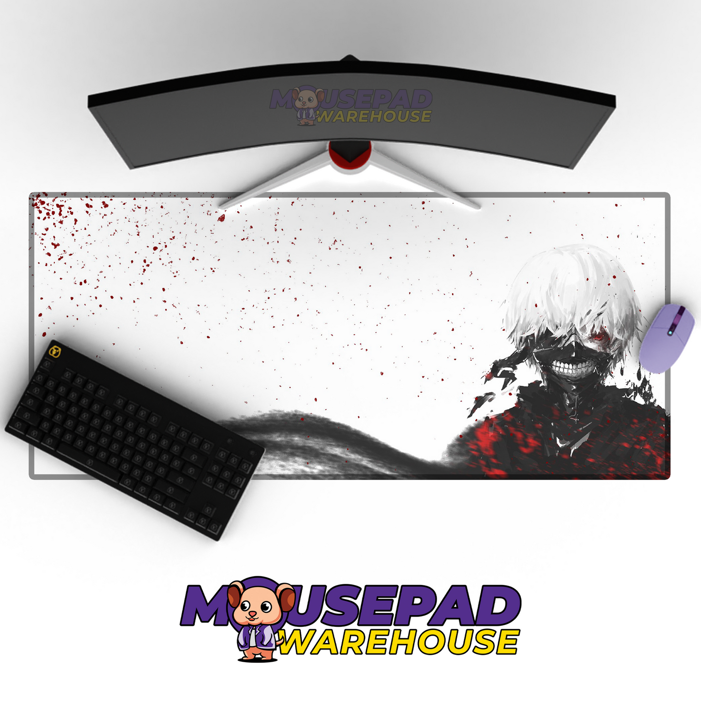 Tokyo Ghoul Anime Mousepad 876584 MousepadWarehouse.com