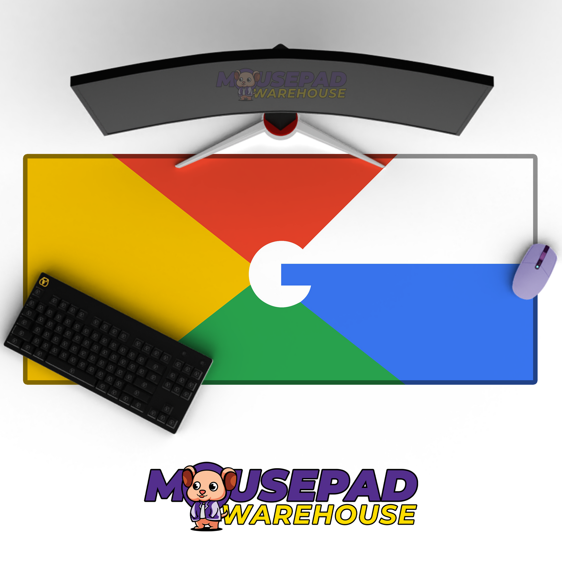 Google Brand Imagery Mousepad 884163 MousepadWarehouse.com