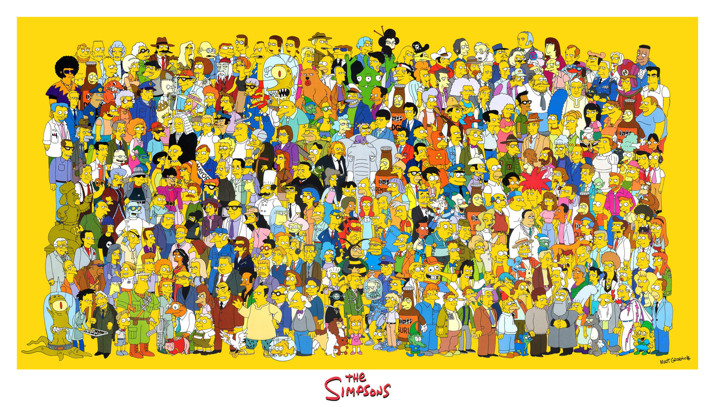 The Simpsons TV Show Mousepad 934853 MousepadWarehouse.com