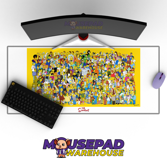 The Simpsons TV Show Mousepad 934853 MousepadWarehouse.com