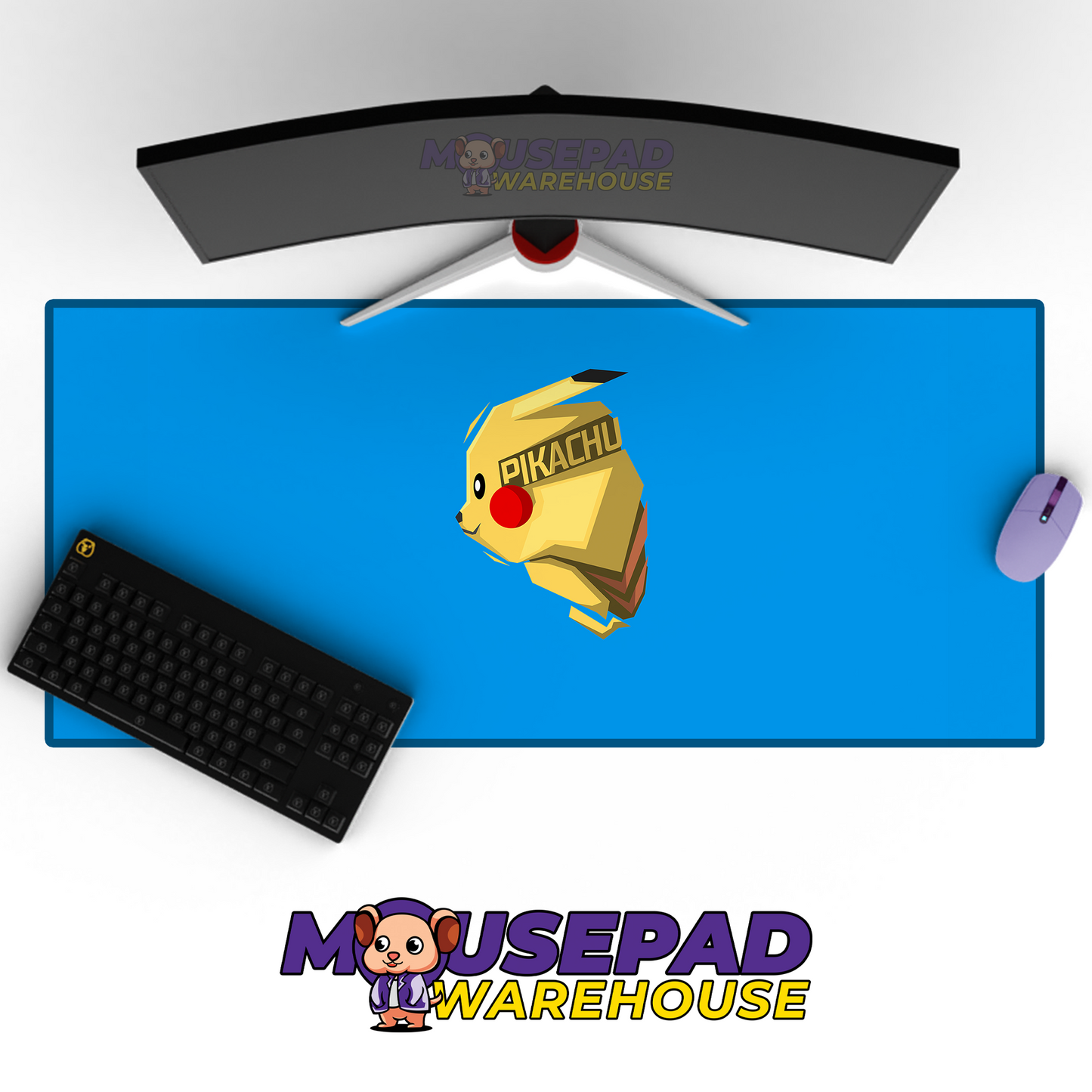 Pikachu Pokemon TV Show Mousepad 937447 MousepadWarehouse.com