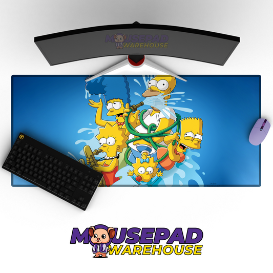 The Simpsons TV Show Mousepad 938326 MousepadWarehouse.com