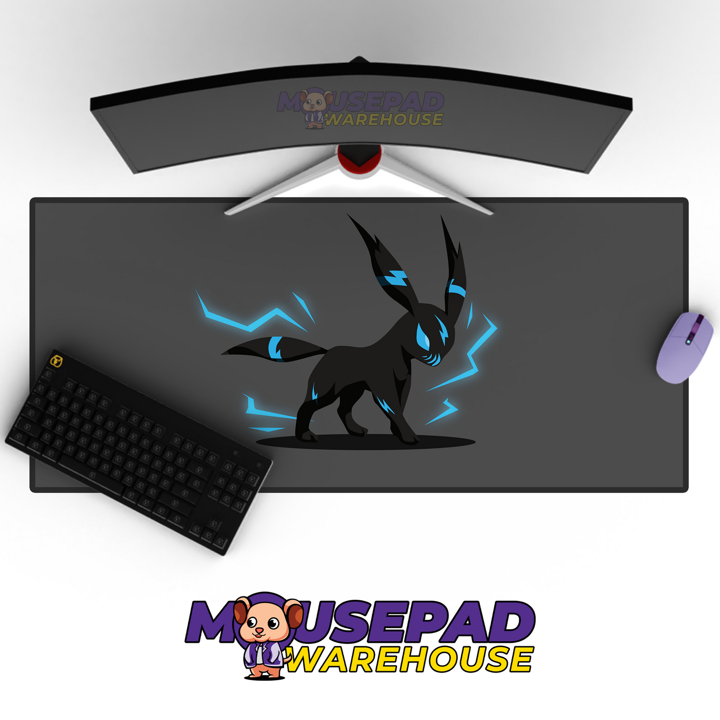 Umbreon Pokemon TV Show Mousepad 941899 MousepadWarehouse.com