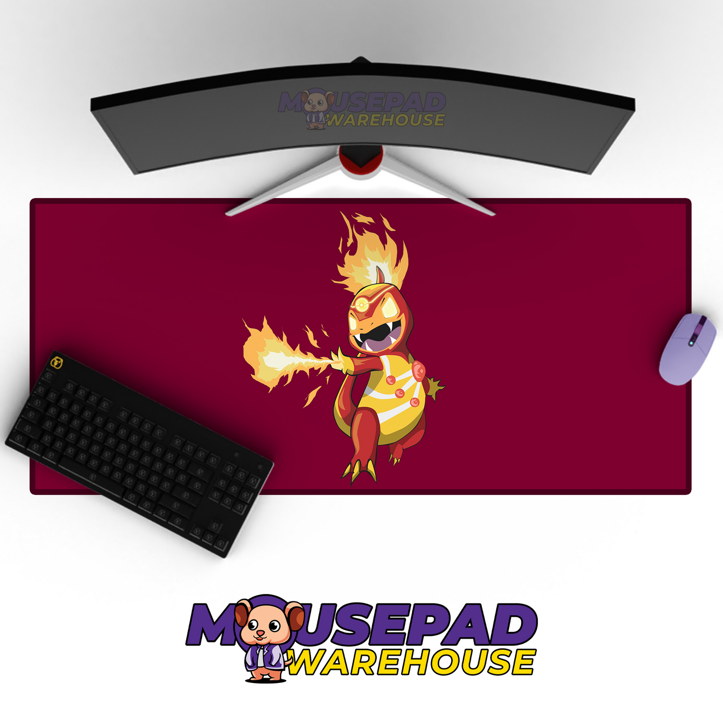 Charmander Pokemon TV Show Mousepad 941900 MousepadWarehouse.com