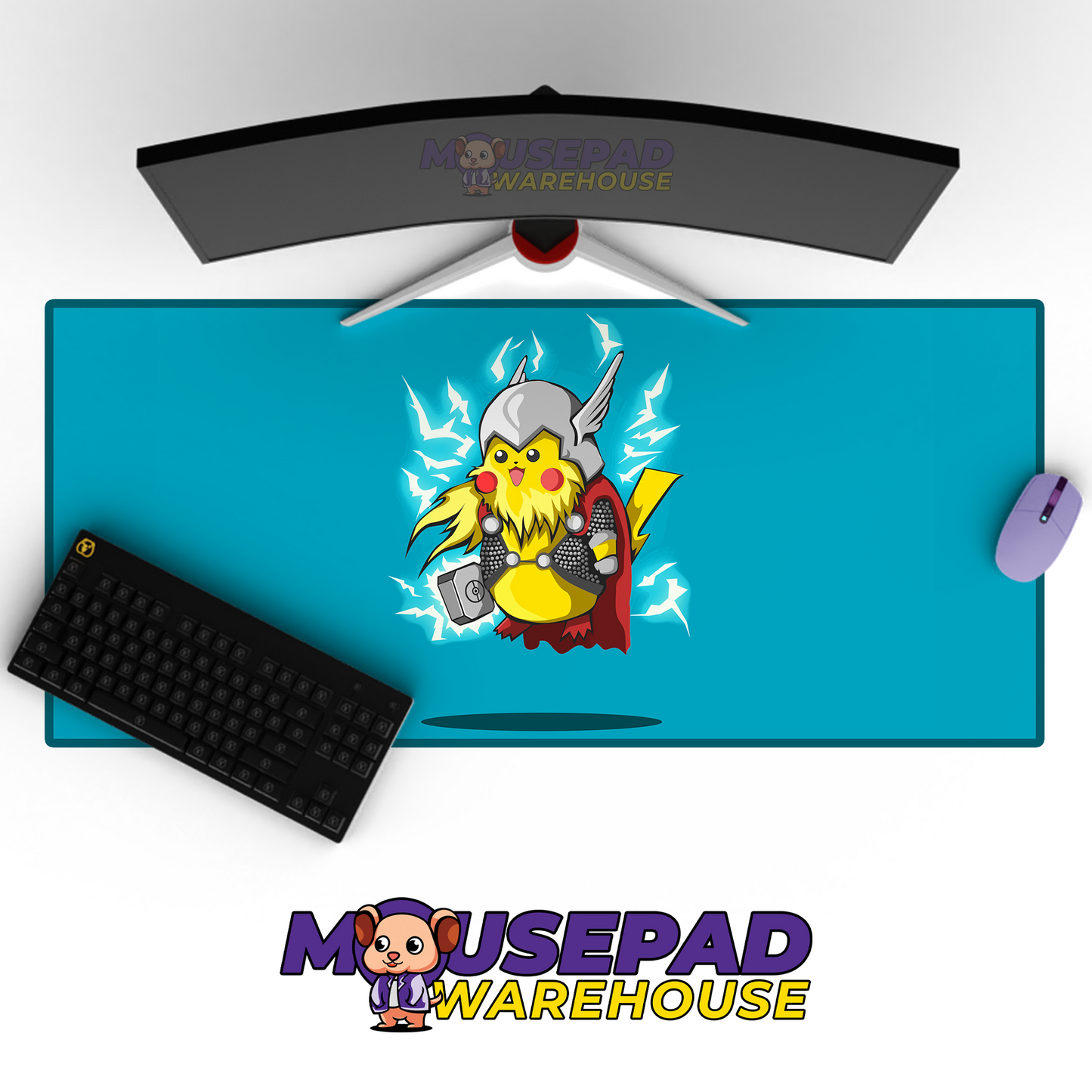 Pikachu Pokemon TV Show Mousepad 941906 MousepadWarehouse.com