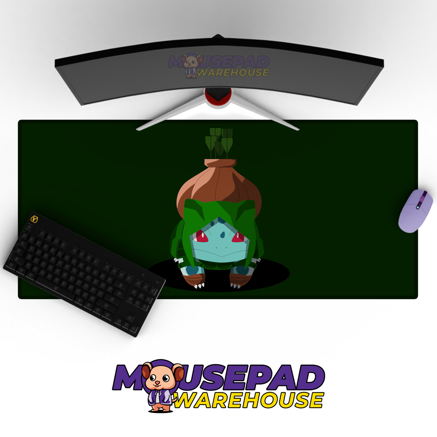 Bulbasaur Pokemon TV Show Mousepad 942056 MousepadWarehouse.com